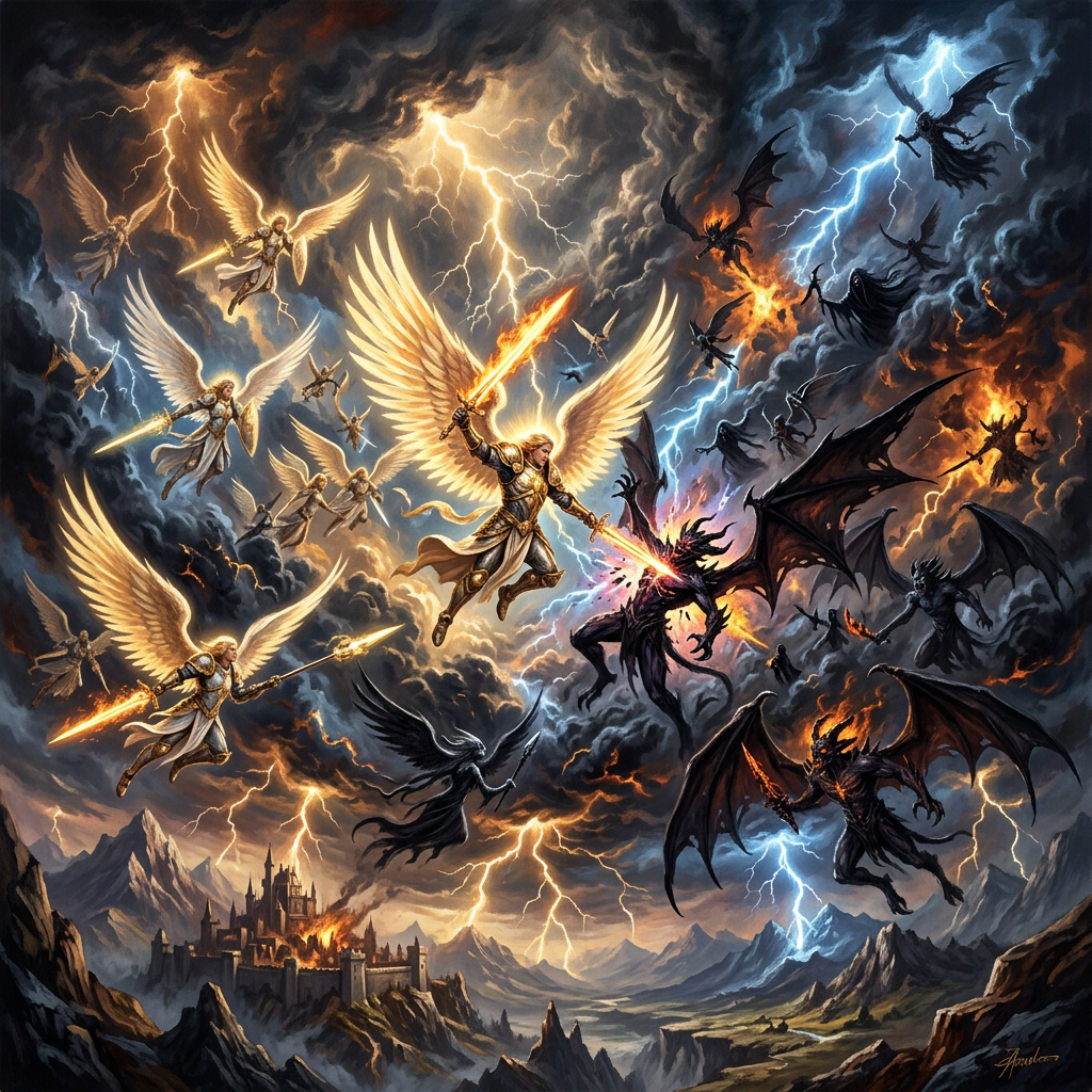Michael’s Triumph: The War in Heaven Explained