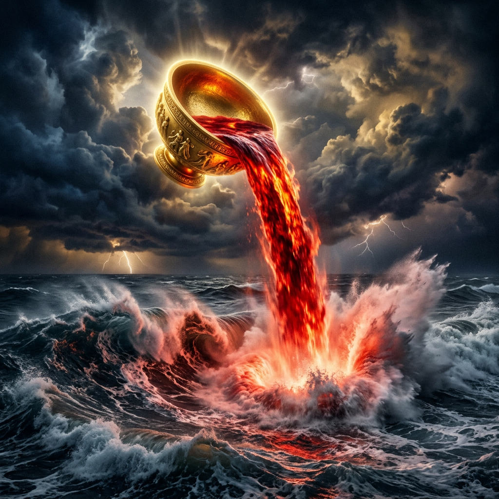 Understanding the Second Bowl Judgment in Revelation 16:3